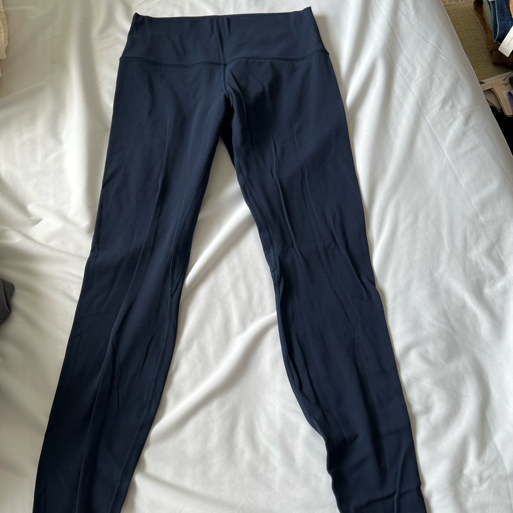 Lululemon high waisted Align 28” leggings, 10, true navy